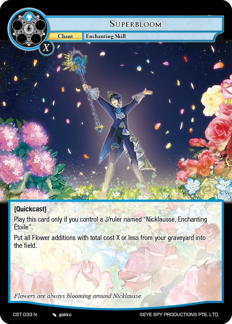 Image for Superbloom (Clash of the Star Trees) (CST-033 N) - Force of Will