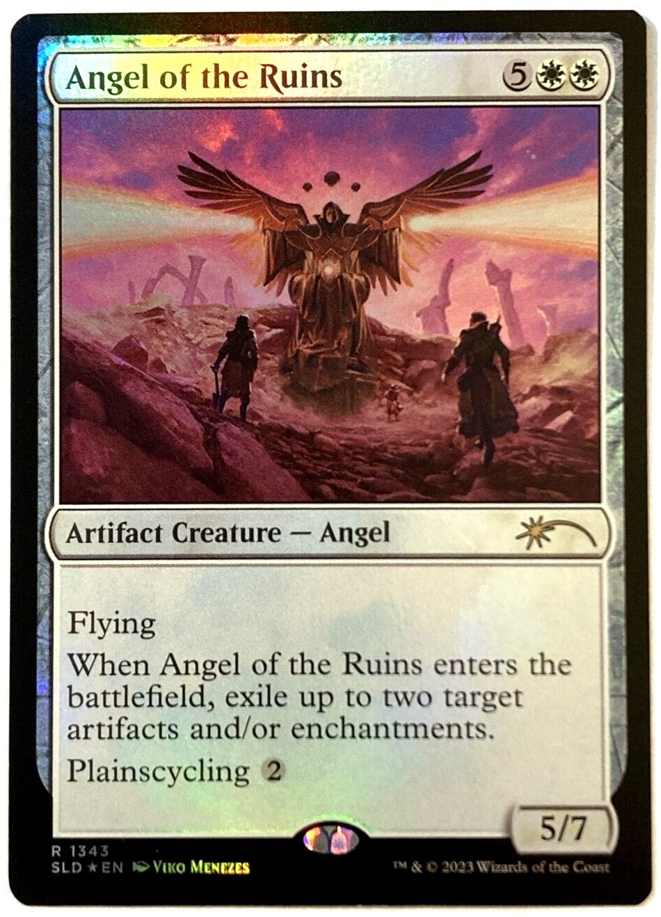 Image for Angel of the Ruins (1343) (Secret Lair Drop Series) (1343) - Magic: The Gathering