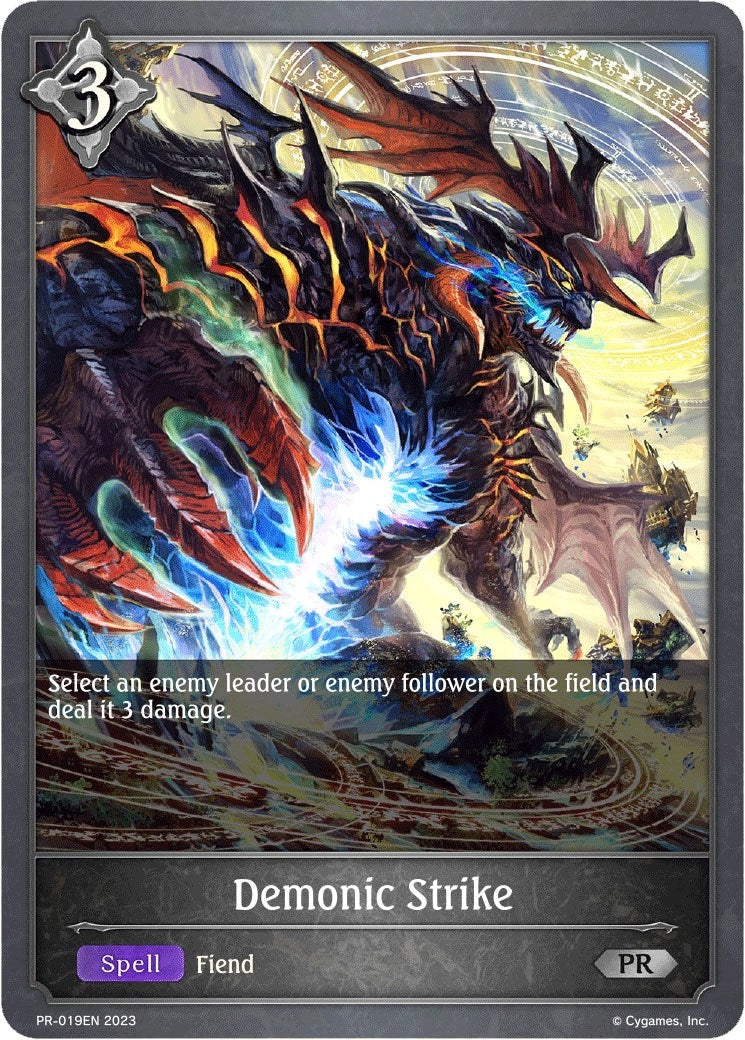 Image for Demonic Strike (Shadowverse: Evolve Promo Cards) (PR-019EN) - Shadowverse: Evolve