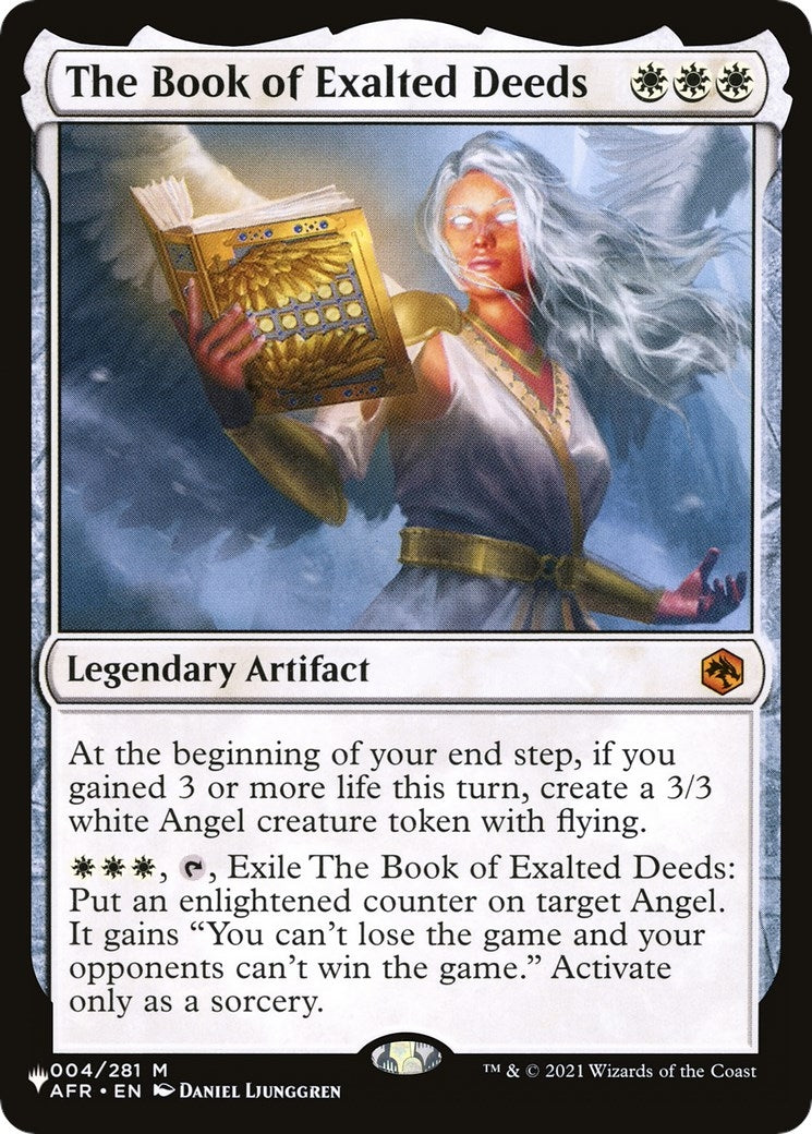Image for The Book of Exalted Deeds (The List Reprints) (4) - Magic: The Gathering