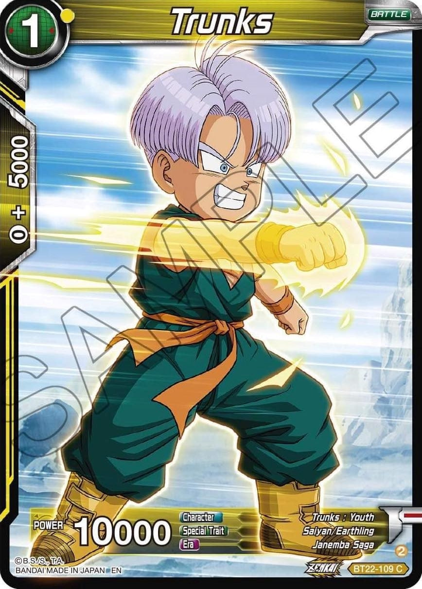 Image for Trunks (Critical Blow) (BT22-109) - Dragon Ball Super: Masters