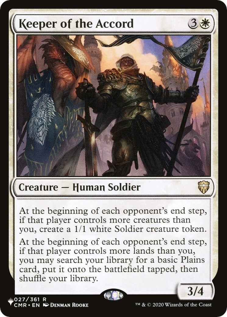 Image for Keeper of the Accord (The List Reprints) (27) - Magic: The Gathering