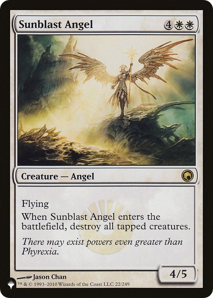 Image for Sunblast Angel (The List Reprints) (22) - Magic: The Gathering