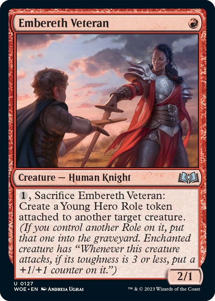Image for Embereth Veteran (Wilds of Eldraine) (127) - Magic: The Gathering