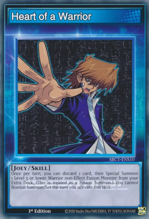 Image for Heart of a Warrior (Speed Duel: Streets of Battle City) (SBC1-ENS10) - YuGiOh