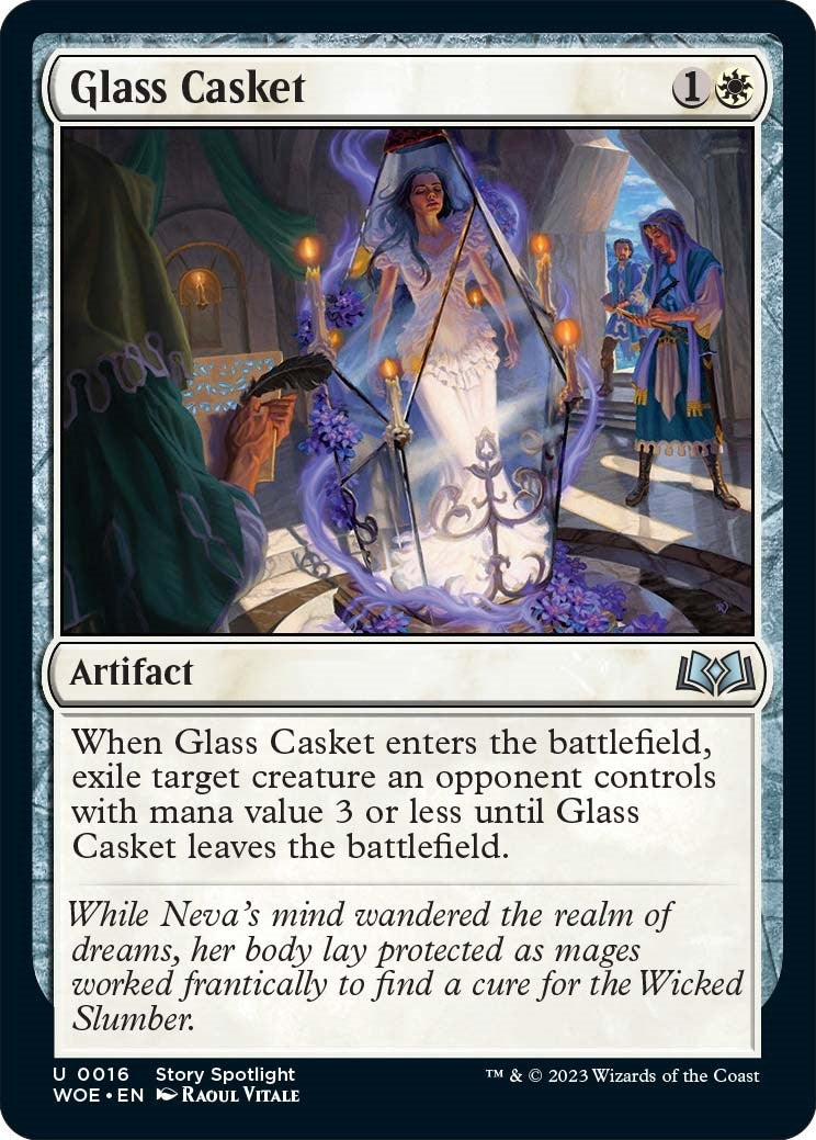 Image for Glass Casket (Wilds of Eldraine) (16) - Magic: The Gathering