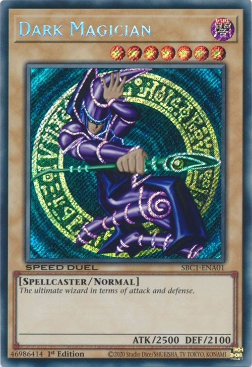Image for Dark Magician (A) (Secret Rare) (Speed Duel: Streets of Battle City) (SBC1-ENA01) - YuGiOh