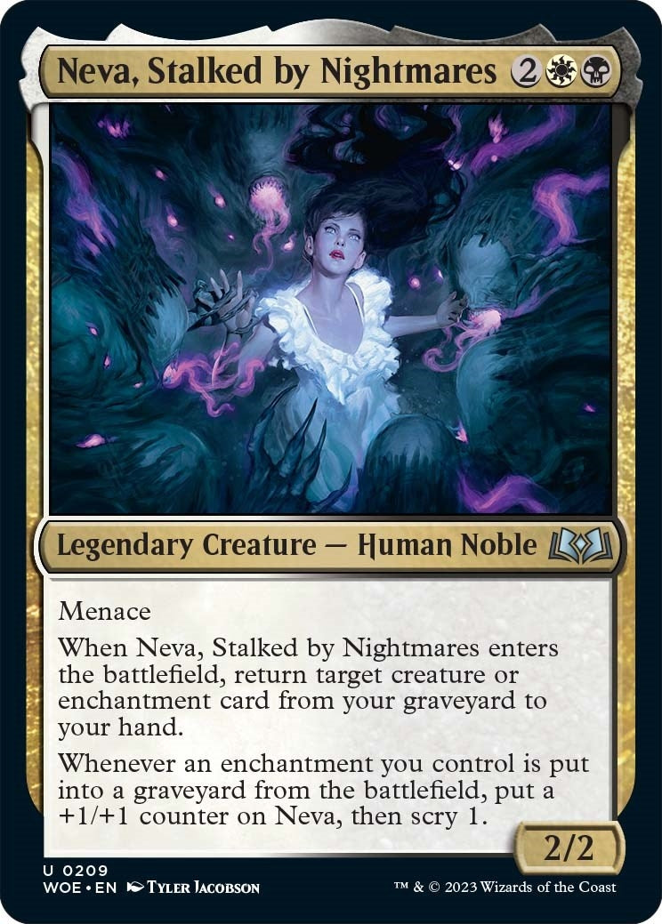 Image for Neva, Stalked by Nightmares (Wilds of Eldraine) (209) - Magic: The Gathering