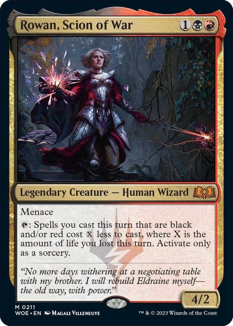 Image for Rowan, Scion of War (Wilds of Eldraine) (211) - Magic: The Gathering