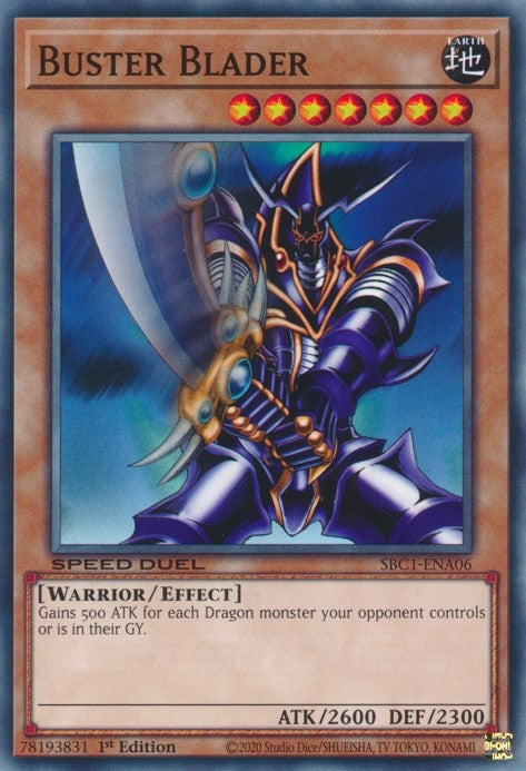 Image for Buster Blader (Speed Duel: Streets of Battle City) (SBC1-ENA06) - YuGiOh