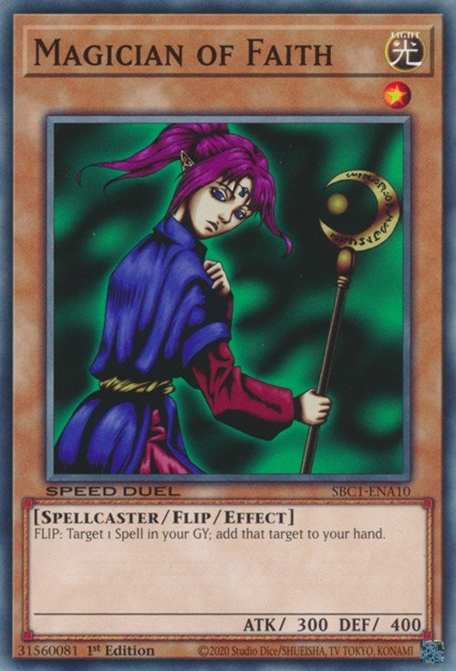 Image for Magician of Faith (A) (Speed Duel: Streets of Battle City) (SBC1-ENA10) - YuGiOh