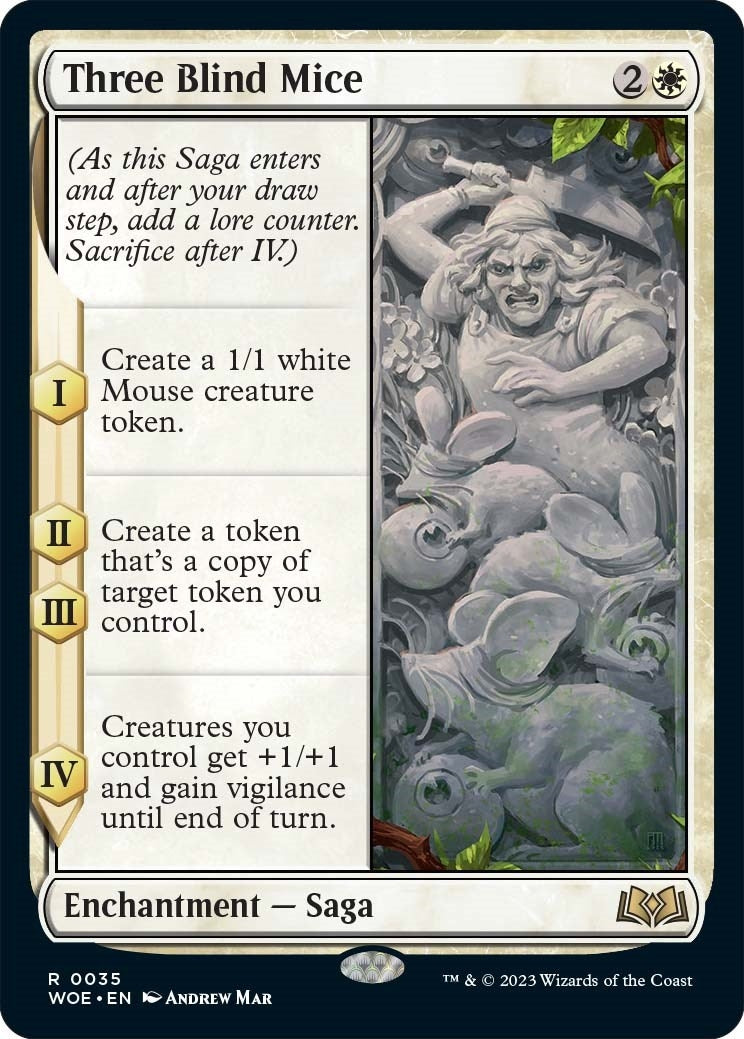 Image for Three Blind Mice (Wilds of Eldraine) (35) - Magic: The Gathering