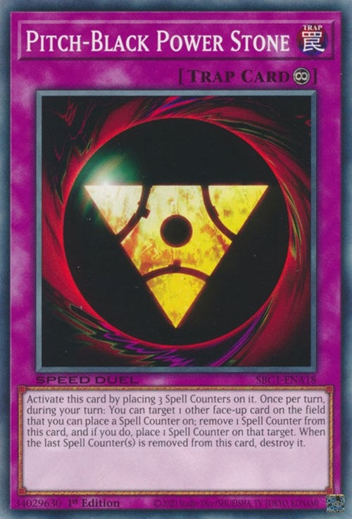 Image for Pitch-Black Power Stone (Speed Duel: Streets of Battle City) (SBC1-ENA18) - YuGiOh