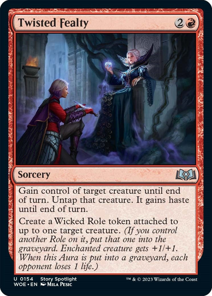 Image for Twisted Fealty (Wilds of Eldraine) (154) - Magic: The Gathering