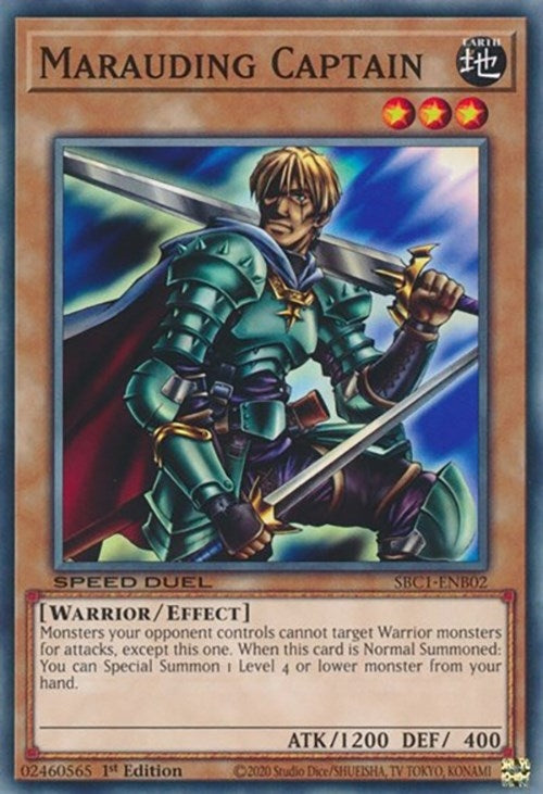 Image for Marauding Captain (Speed Duel: Streets of Battle City) (SBC1-ENB02) - YuGiOh
