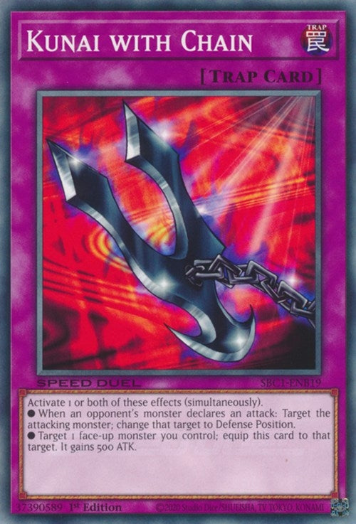 Image for Kunai with Chain (Speed Duel: Streets of Battle City) (SBC1-ENB19) - YuGiOh