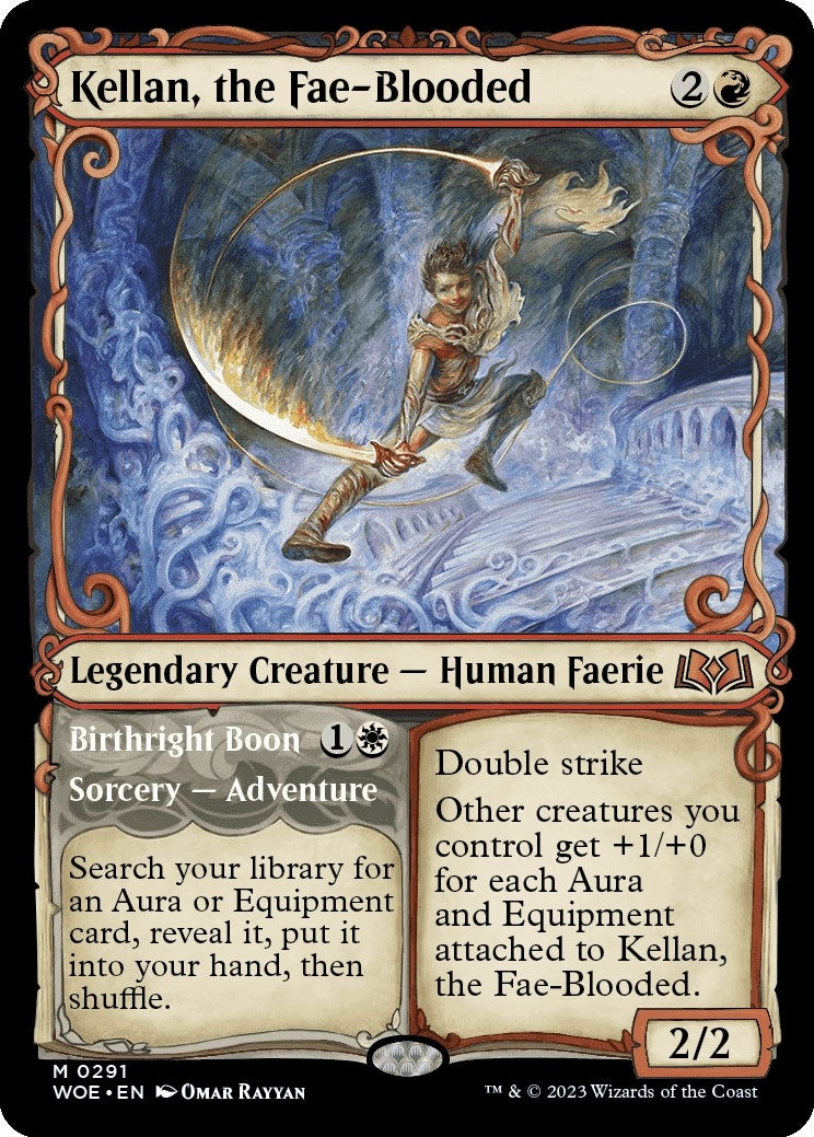 Image for Kellan, the Fae-Blooded (Showcase) (Wilds of Eldraine) (291) - Magic: The Gathering
