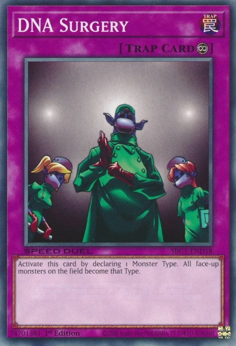Image for DNA Surgery (Speed Duel: Streets of Battle City) (SBC1-END18) - YuGiOh