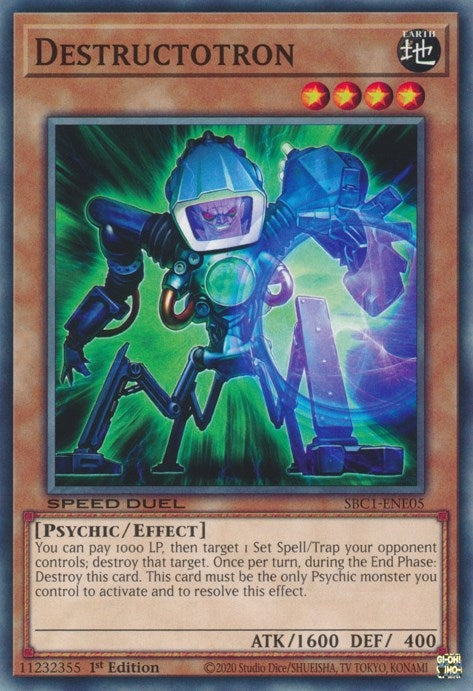 Image for Destructotron (Speed Duel: Streets of Battle City) (SBC1-ENE05) - YuGiOh