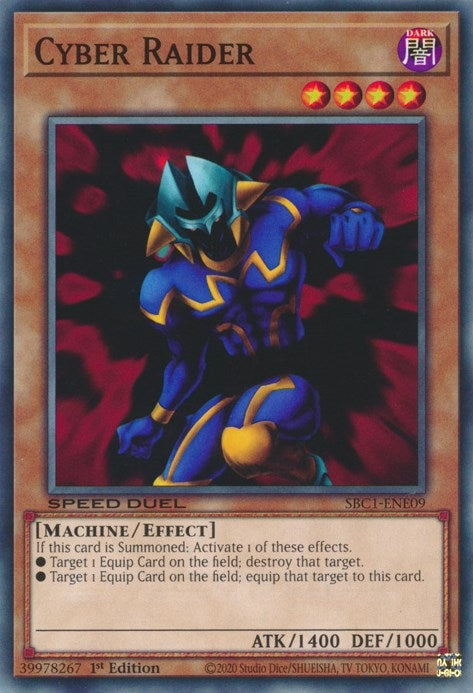 Image for Cyber Raider (Speed Duel: Streets of Battle City) (SBC1-ENE09) - YuGiOh