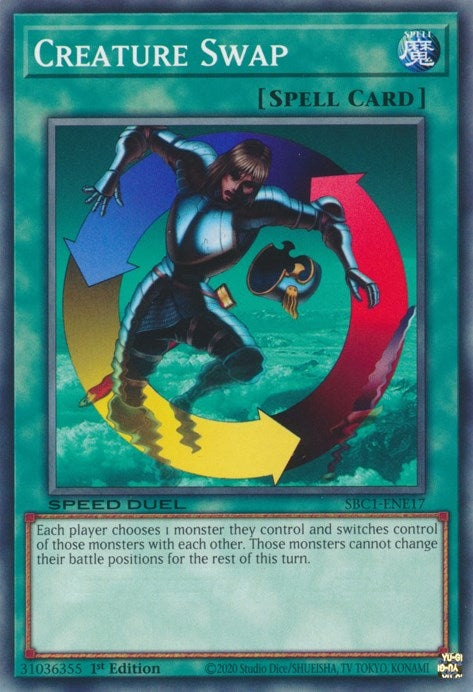 Image for Creature Swap (Speed Duel: Streets of Battle City) (SBC1-ENE17) - YuGiOh