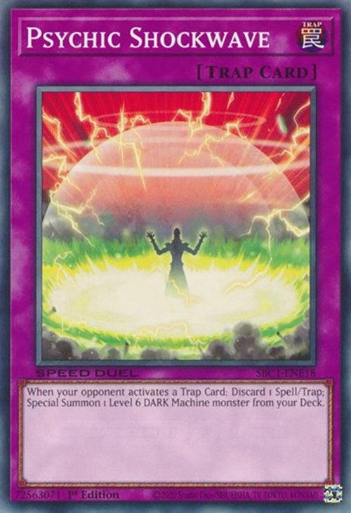 Image for Psychic Shockwave (Speed Duel: Streets of Battle City) (SBC1-ENE18) - YuGiOh