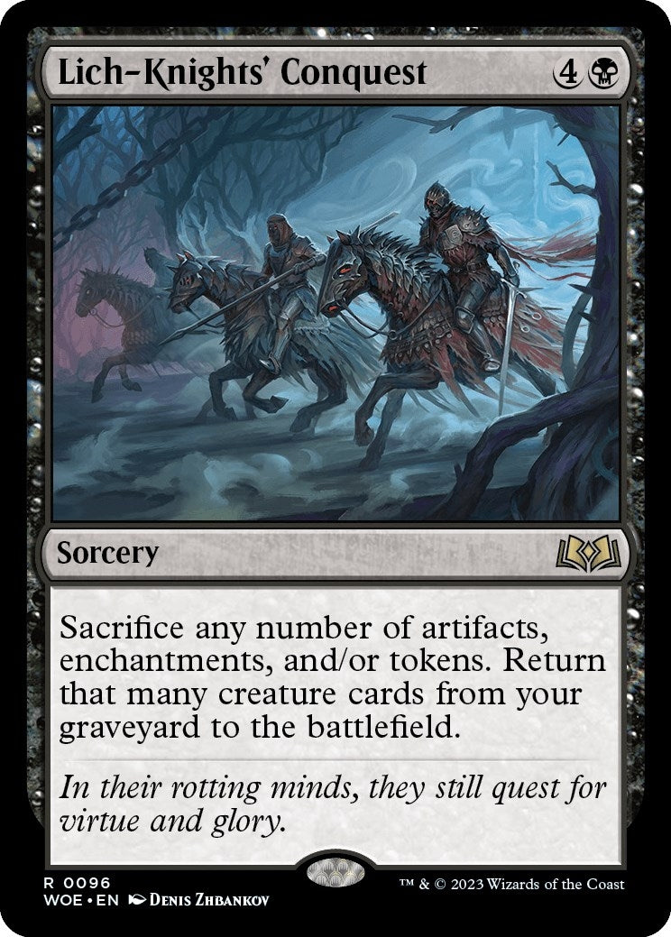 Image for Lich-Knights' Conquest (Wilds of Eldraine) (96) - Magic: The Gathering
