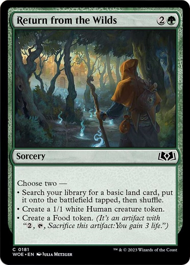 Image for Return from the Wilds (Wilds of Eldraine) (181) - Magic: The Gathering