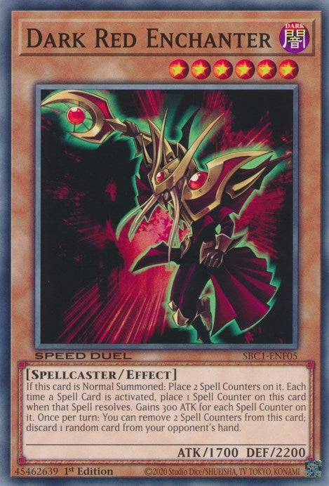Image for Dark Red Enchanter (Speed Duel: Streets of Battle City) (SBC1-ENF05) - YuGiOh