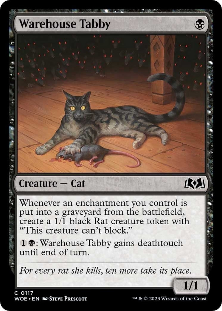 Image for Warehouse Tabby (Wilds of Eldraine) (117) - Magic: The Gathering