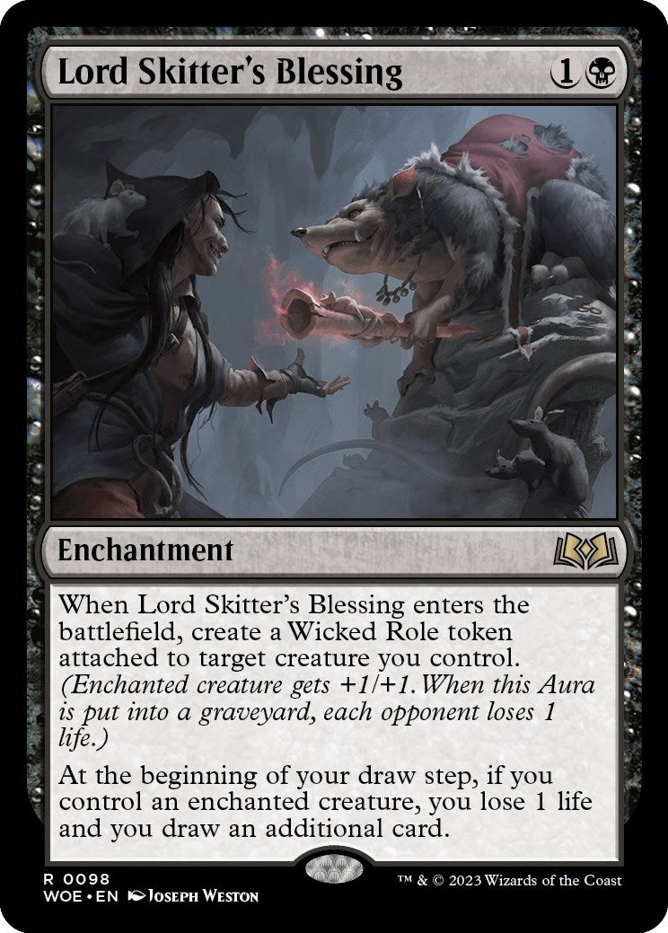 Image for Lord Skitter's Blessing (Wilds of Eldraine) (98) - Magic: The Gathering