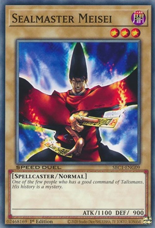 Image for Sealmaster Meisei (Speed Duel: Streets of Battle City) (SBC1-ENG09) - YuGiOh