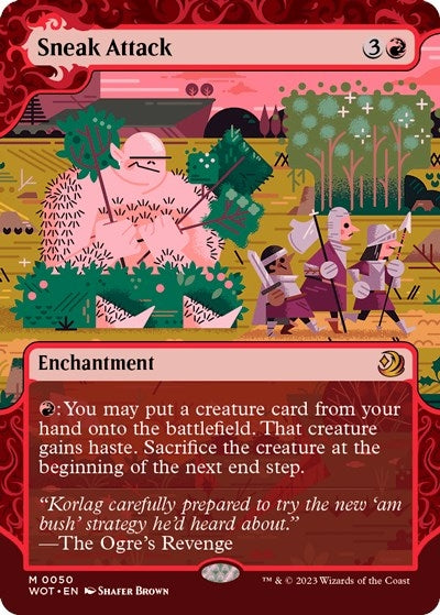 Image for Sneak Attack (Wilds of Eldraine: Enchanting Tales) (50) - Magic: The Gathering