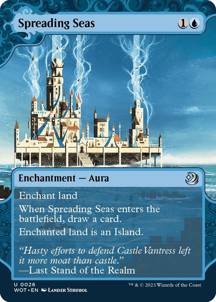 Image for Spreading Seas (Wilds of Eldraine: Enchanting Tales) (26) - Magic: The Gathering