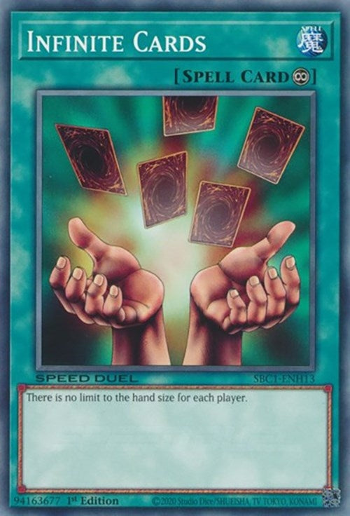Image for Infinite Cards (Speed Duel: Streets of Battle City) (SBC1-ENH13) - YuGiOh