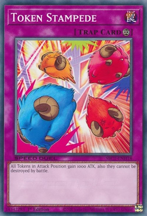Image for Token Stampede (Speed Duel: Streets of Battle City) (SBC1-ENH18) - YuGiOh