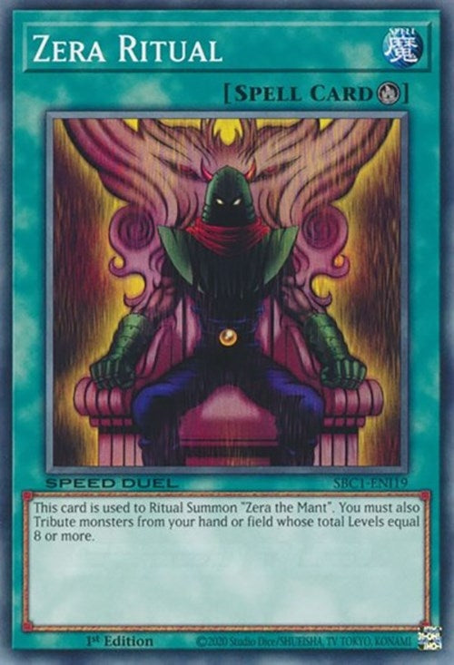 Image for Zera Ritual (Speed Duel: Streets of Battle City) (SBC1-ENI19) - YuGiOh