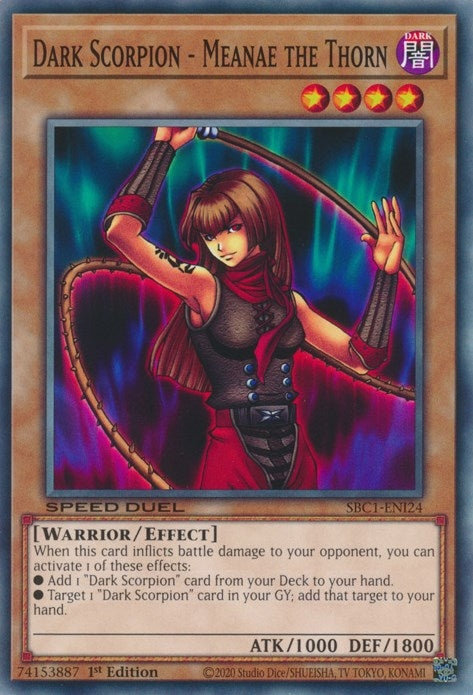 Image for Dark Scorpion - Meanae the Thorn (Speed Duel: Streets of Battle City) (SBC1-ENI24) - YuGiOh