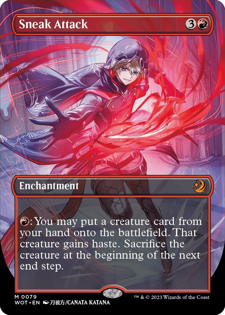 Image for Sneak Attack (Anime Borderless) (Wilds of Eldraine: Enchanting Tales) (79) - Magic: The Gathering