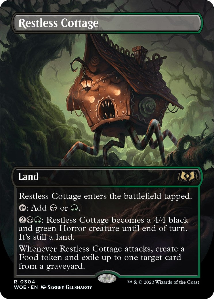 Image for Restless Cottage (Borderless) (Wilds of Eldraine) (304) - Magic: The Gathering