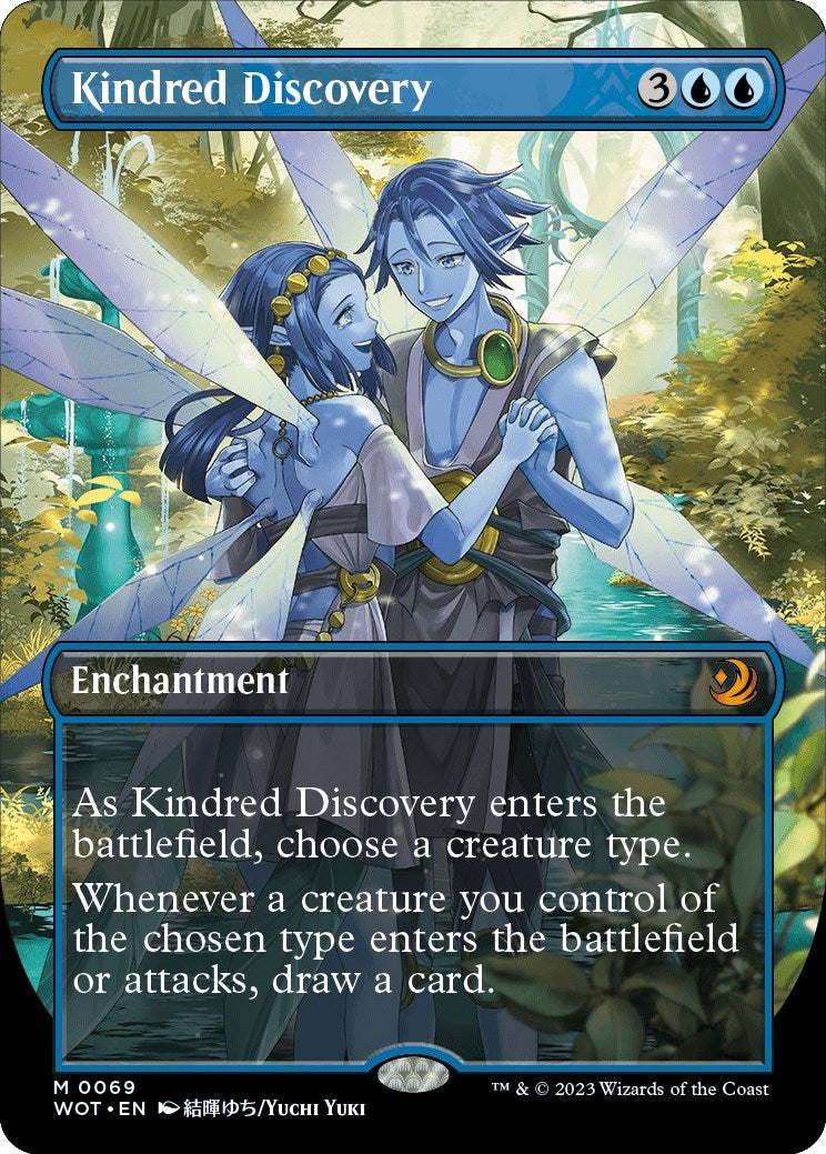 Image for Kindred Discovery (Anime Borderless) (Wilds of Eldraine: Enchanting Tales) (69) - Magic: The Gathering
