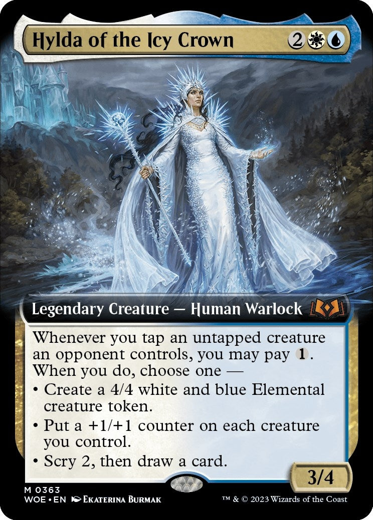 Image for Hylda of the Icy Crown (Extended Art) (Wilds of Eldraine) (363) - Magic: The Gathering