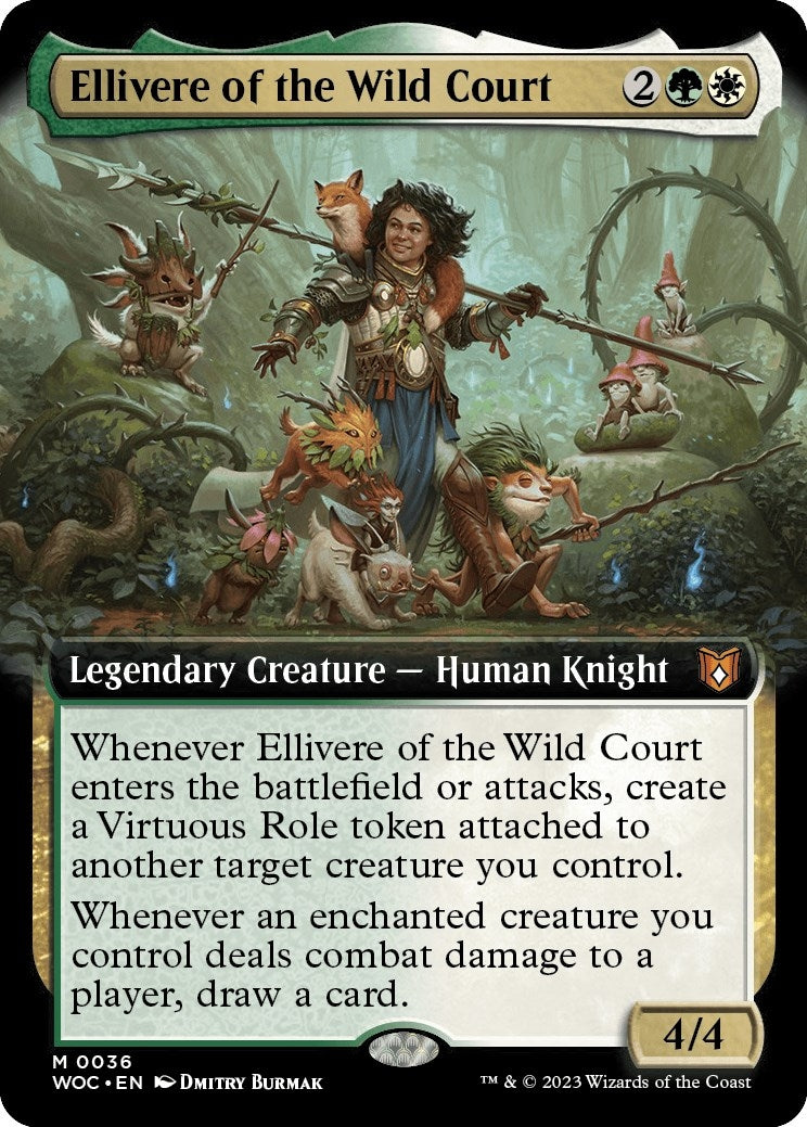 Image for Ellivere of the Wild Court (Extended Art) (Commander: Wilds of Eldraine) (36) - Magic: The Gathering