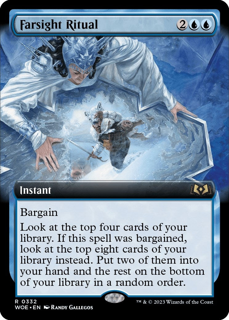 Image for Farsight Ritual (Extended Art) (Wilds of Eldraine) (332) - Magic: The Gathering