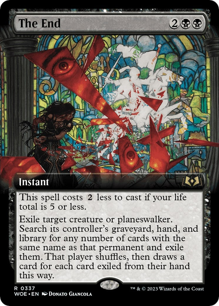 Image for The End (Extended Art) (Wilds of Eldraine) (337) - Magic: The Gathering