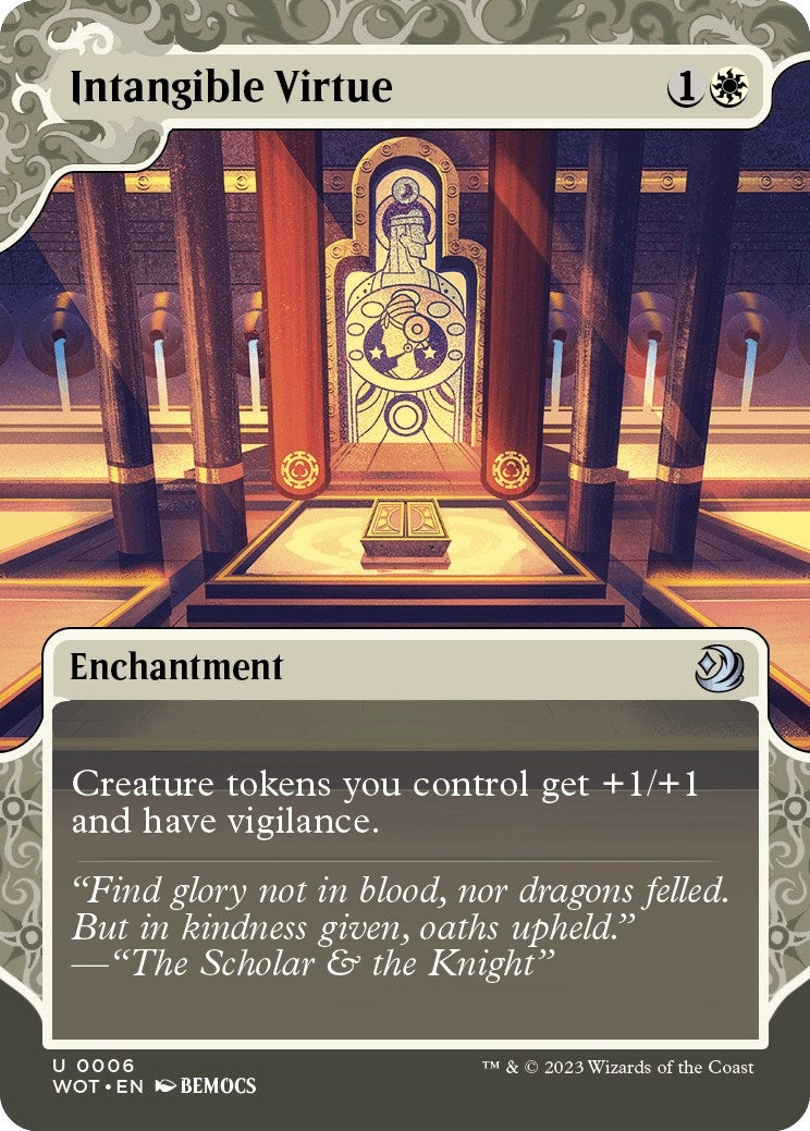 Image for Intangible Virtue (Wilds of Eldraine: Enchanting Tales) (6) - Magic: The Gathering