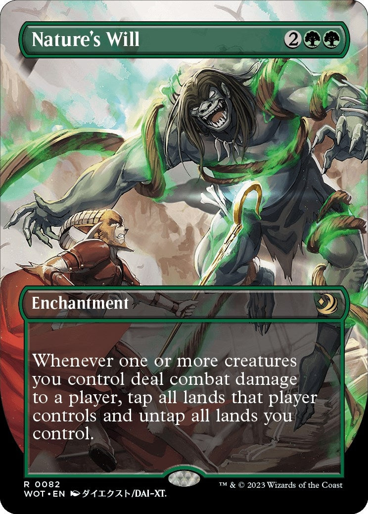 Image for Nature's Will (Anime Borderless) (Wilds of Eldraine: Enchanting Tales) (82) - Magic: The Gathering