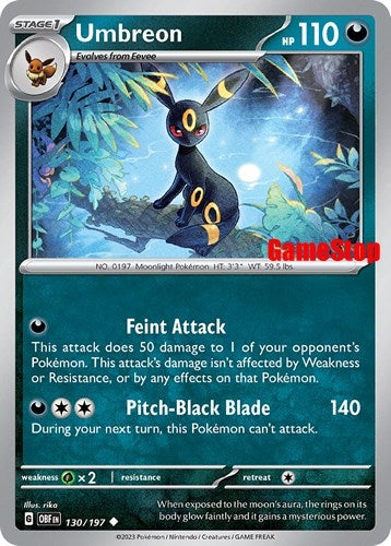 Image for Umbreon - 130/197 (GameStop Exclusive) (Miscellaneous Cards & Products) (130/197) - Pokemon