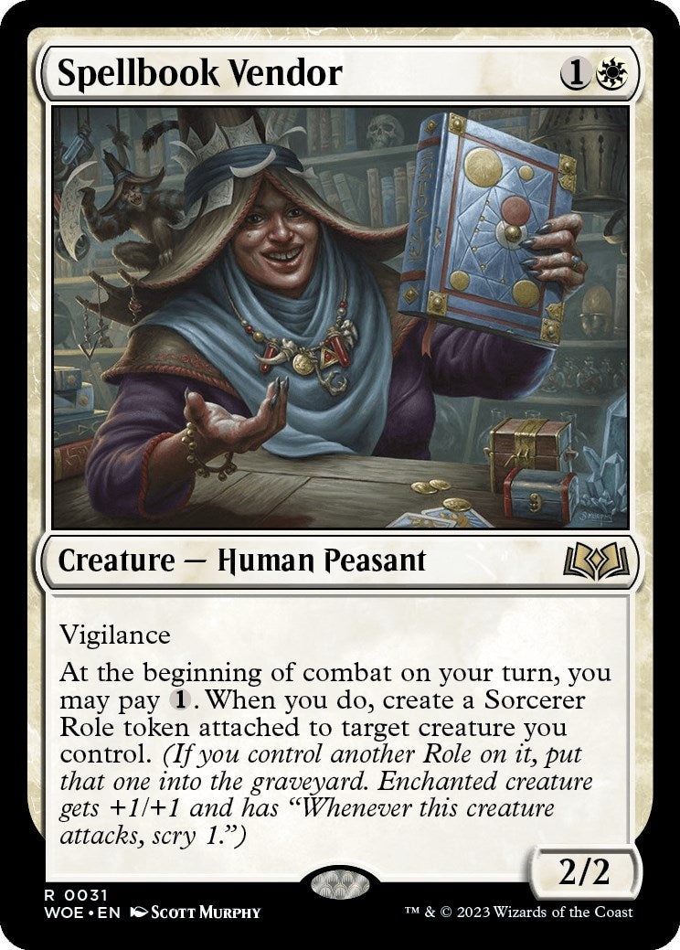 Image for Spellbook Vendor (Wilds of Eldraine) (31) - Magic: The Gathering