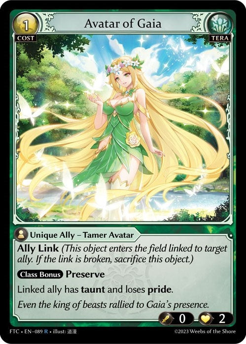 Image for Avatar of Gaia (Fractured Crown) (089) - Grand Archive TCG